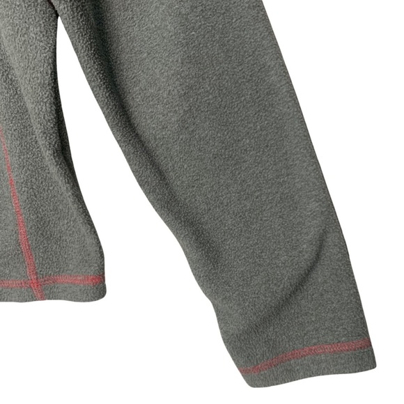 THE NORTH FACE Glacier 1/4 Zip Fleece Pullover Grey and Hot Pink Size Large - Picture 14 of 16